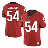 Georgia Bulldogs 54 Brandon Kublanow Red Nike College Football Jersey Dzhi,baseball caps,new era cap wholesale,wholesale hats